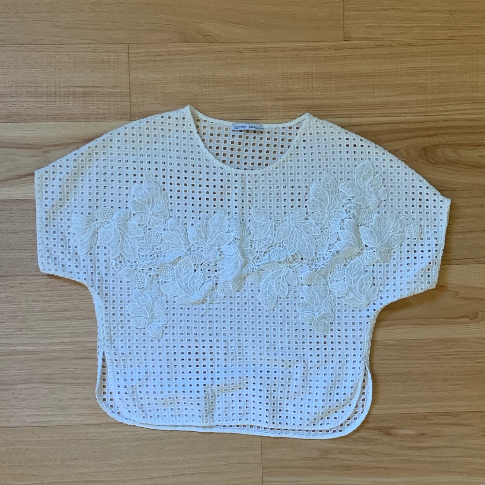 Dolman Sleeve Lace Top